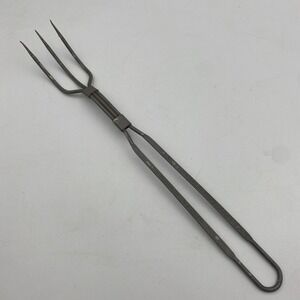 Antique 1900 Rumford Wholesome Baking Powder Advertising Utensils Meat Fork 12"